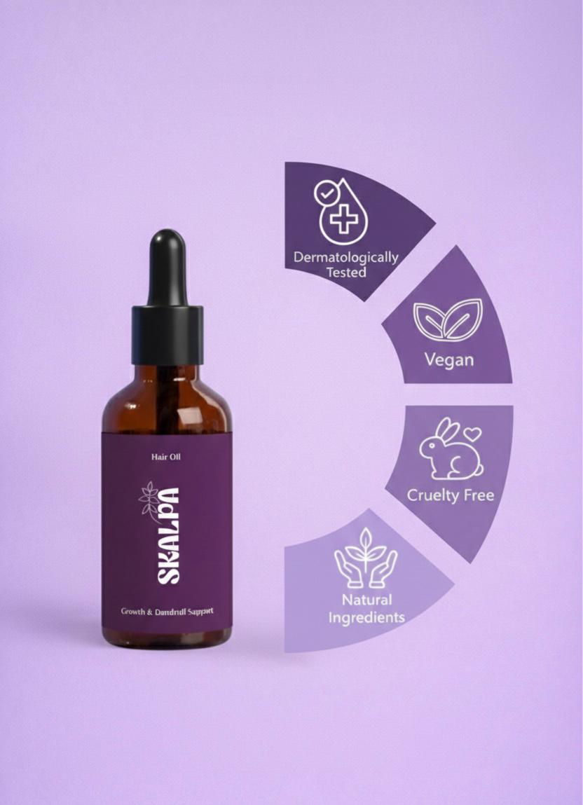 Growth And Dandruff Support Oil