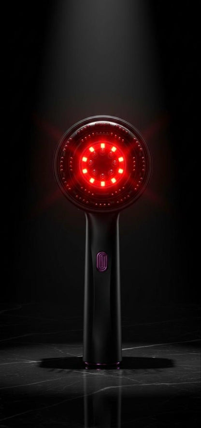Laser Therapy Hair Growth Comb – Electric Scalp Massager &amp; Hair Oil Applicator Waterproof